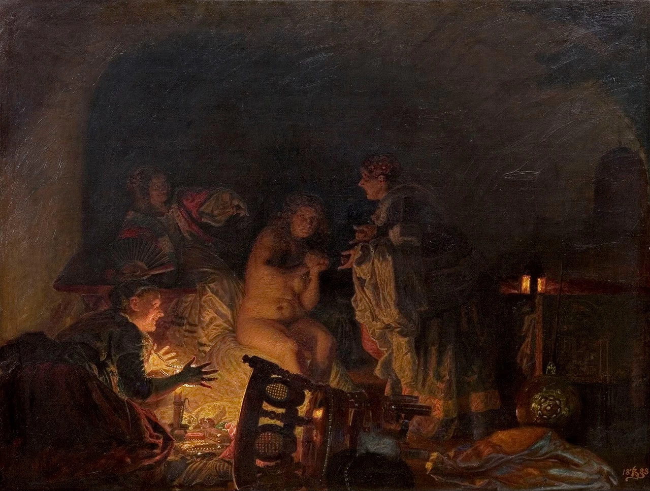 Kristian Zahrtmann - Leonora Christina spogliata e sequestrata dai servi della regina Sofia Amalia, La collezione Hirschsprung